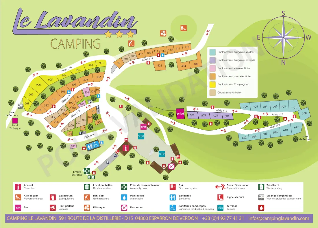 Ushuaïa Villages - Camping Le Lavandin 3 étoiles★★★
