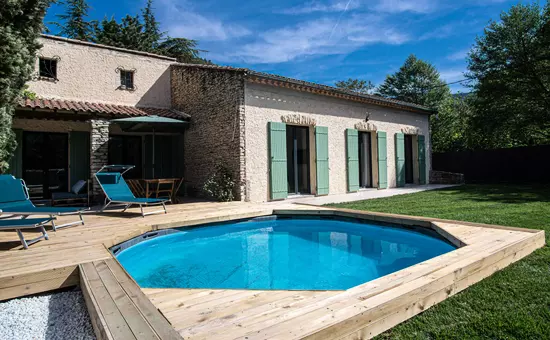 Maison Idéale Pour Les Familles Avec Piscine Privée - Fontaine-de-vaucluse