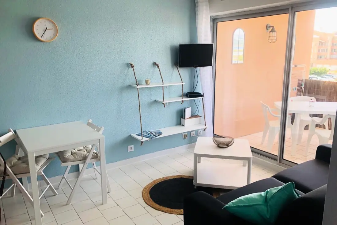 L’escale Marine 844 – T2 Climatisé, Terrasse &amp; Parking Privé