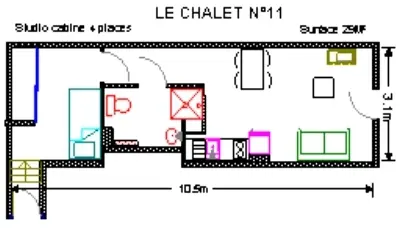 Le Chalet - Piscine