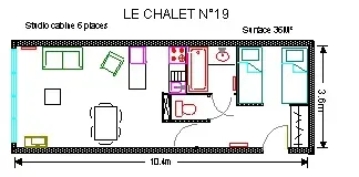 Le Chalet - Piscine