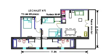 Le Chalet - Piscine