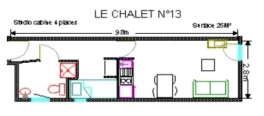 Le Chalet - Piscine