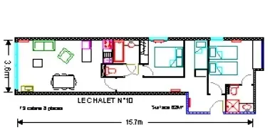 Le Chalet - Piscine