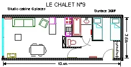 Le Chalet - Piscine