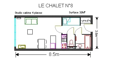 Le Chalet - Piscine