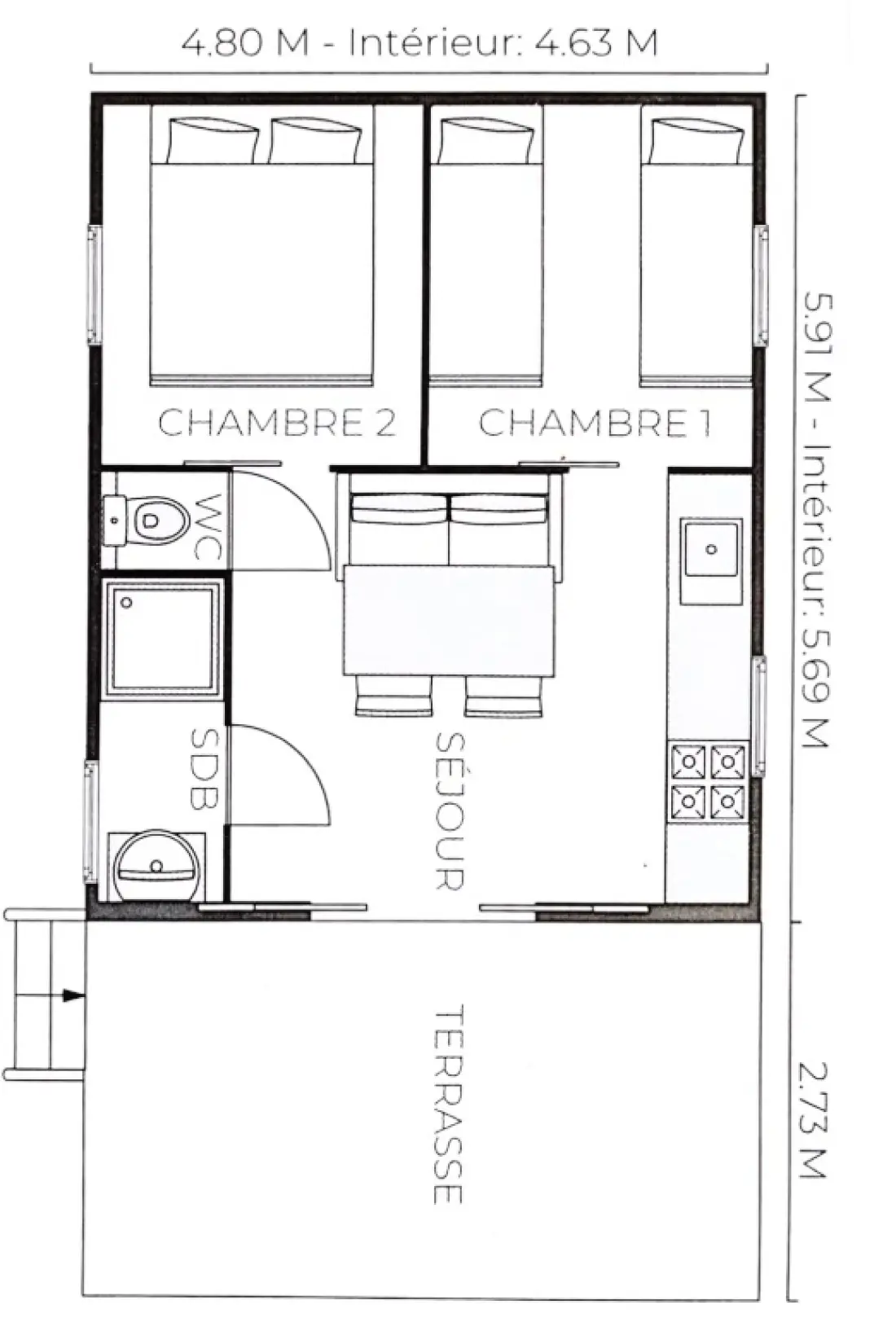 Ushuaïa Villages - Camping Les 4 Saisons 4 étoiles★★★★