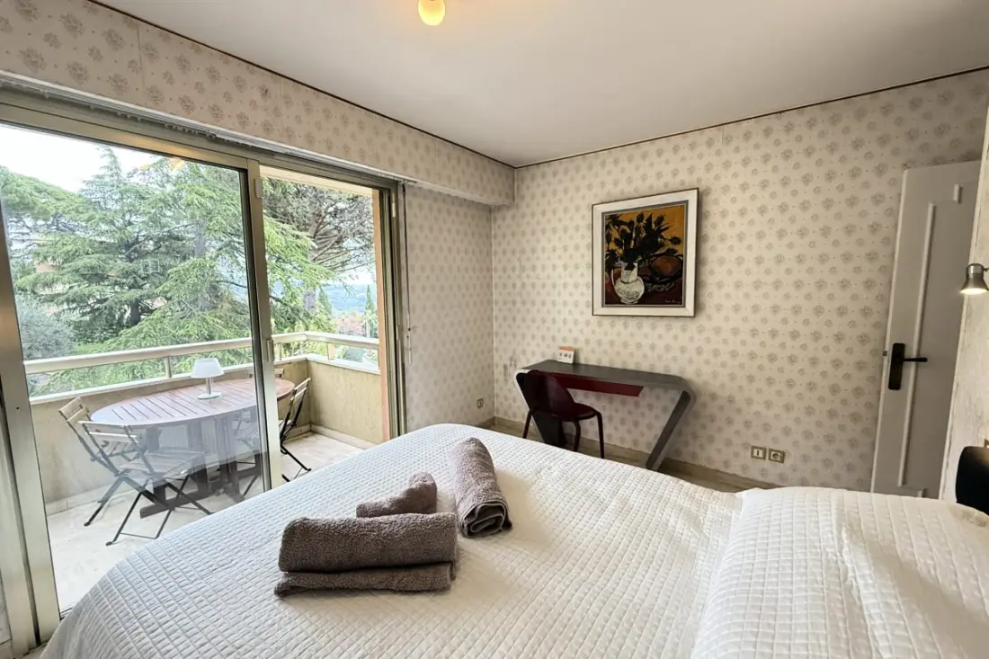 Bel Appartement 4 Chambres Vue Mer - Clim - Piscine - Tennis - Parc