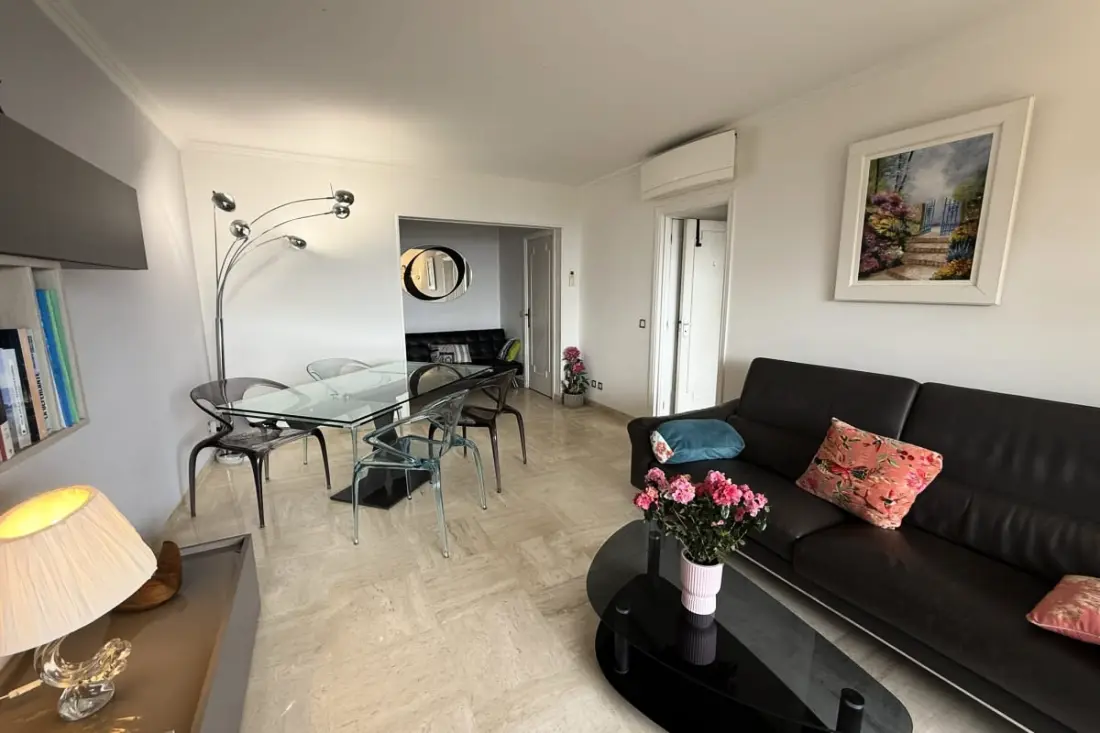 Bel Appartement 4 Chambres Vue Mer - Clim - Piscine - Tennis - Parc