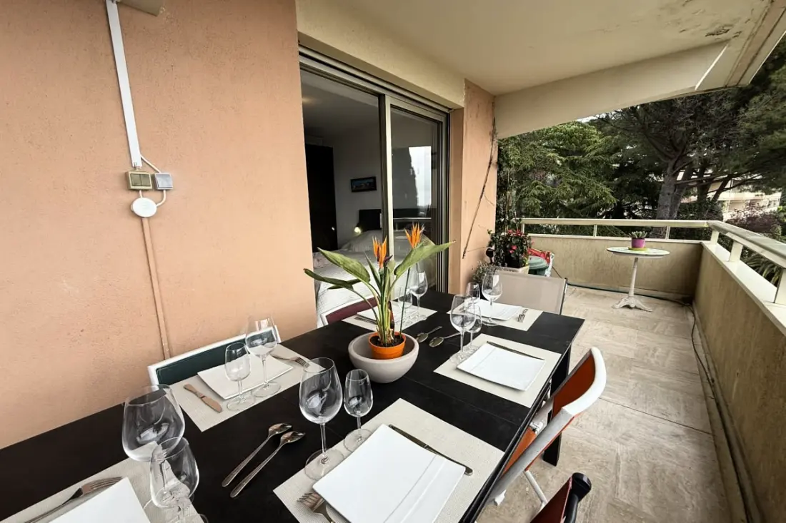 Bel Appartement 4 Chambres Vue Mer - Clim - Piscine - Tennis - Parc
