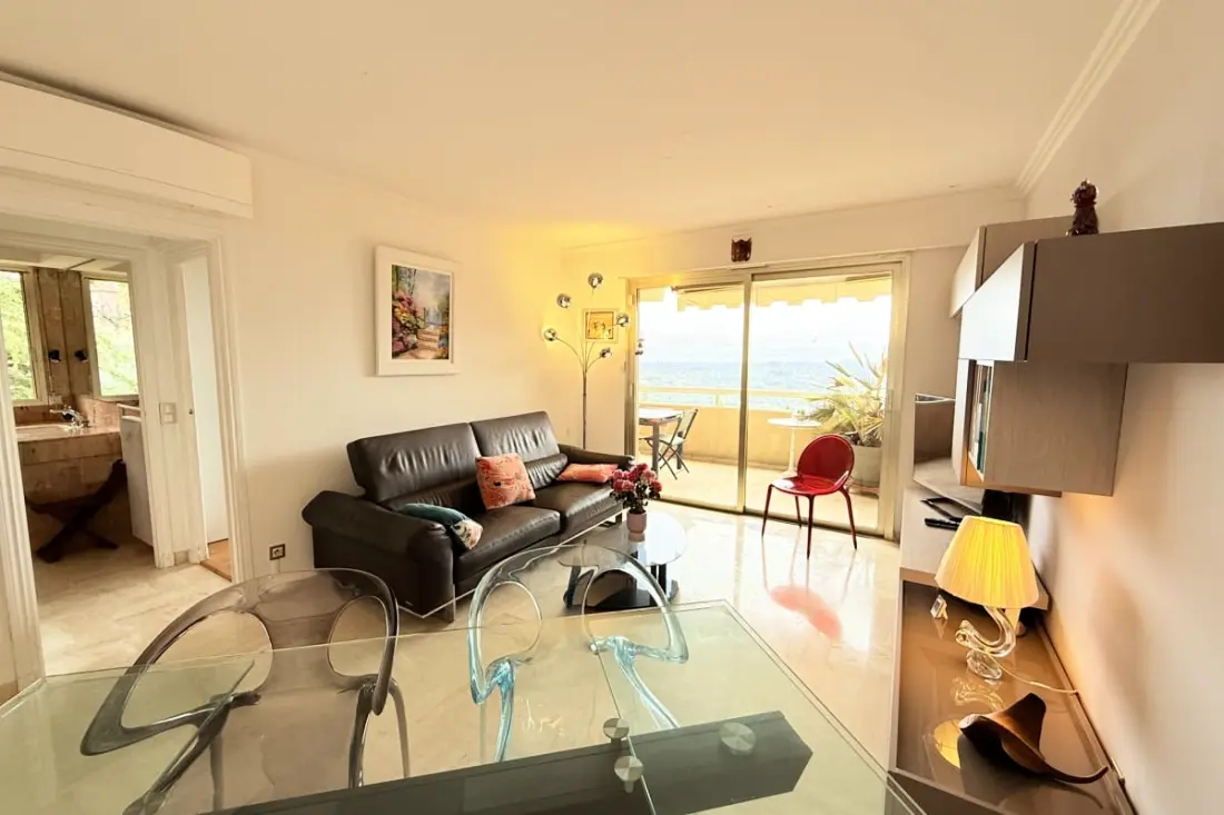 Bel Appartement 4 Chambres Vue Mer - Clim - Piscine - Tennis - Parc