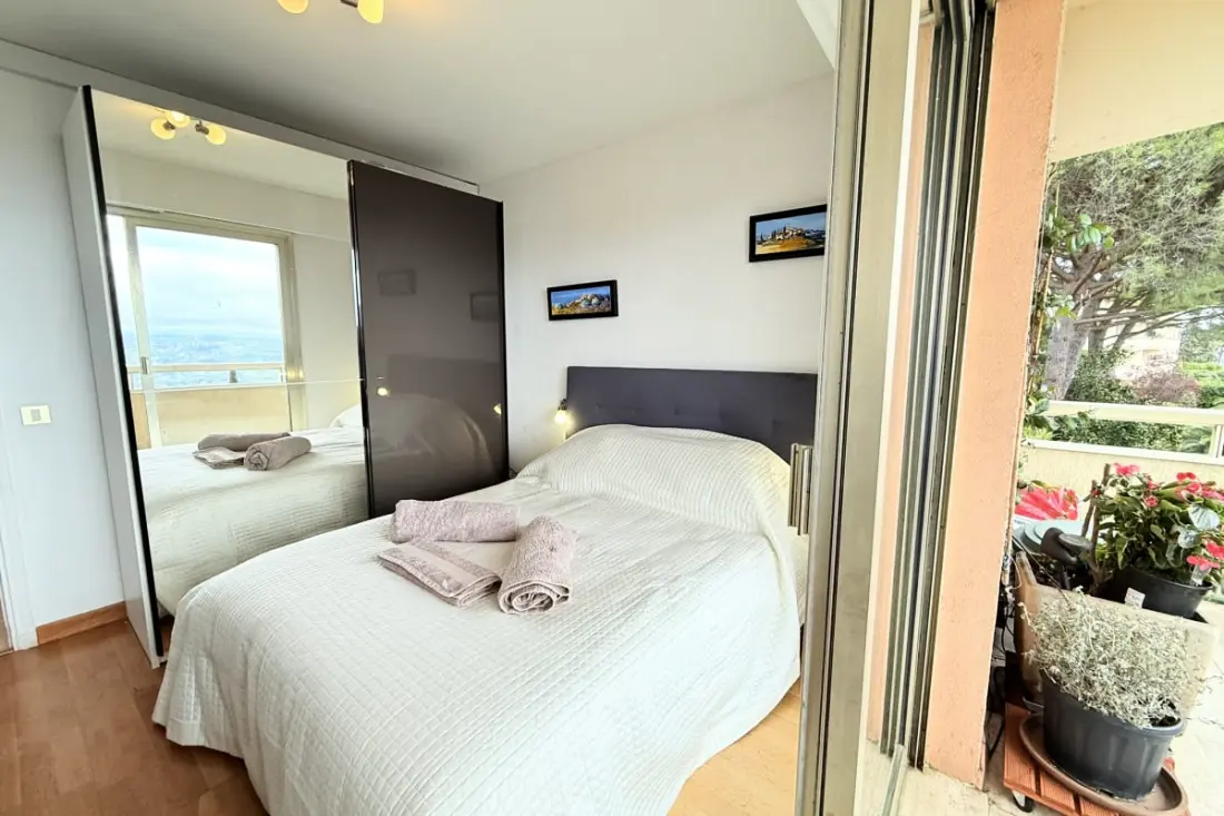Bel Appartement 4 Chambres Vue Mer - Clim - Piscine - Tennis - Parc