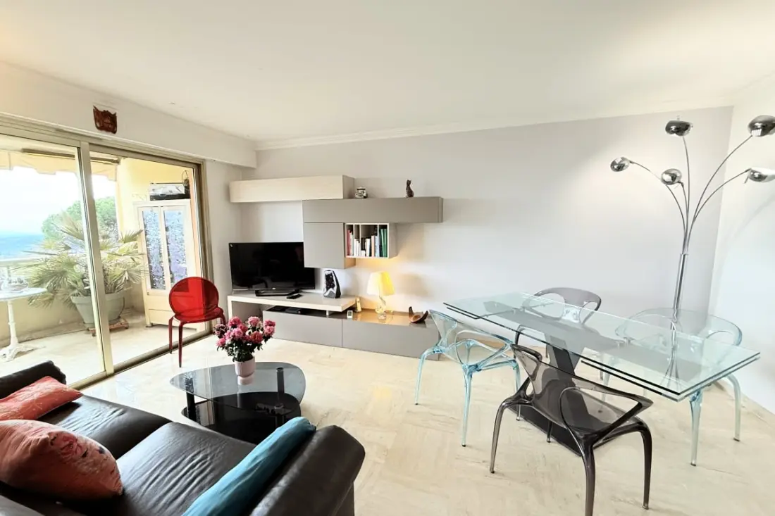 Bel Appartement 4 Chambres Vue Mer - Clim - Piscine - Tennis - Parc