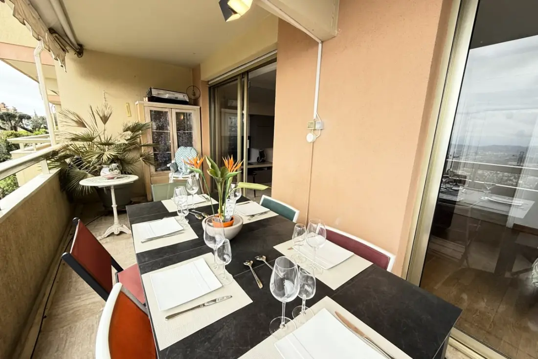 Bel Appartement 4 Chambres Vue Mer - Clim - Piscine - Tennis - Parc