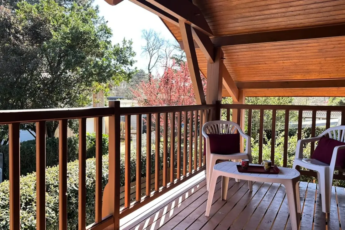 Chalet 3ch Avec Piscine Dans Parc De Loisirs