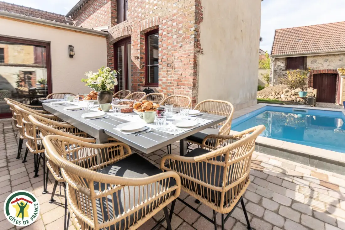 Gîte de France Prélude hautvillers 12 pers 5 épis