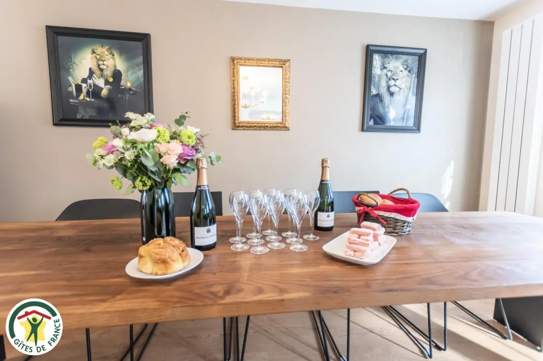 Gîte de France Prélude hautvillers 6 pers 5 épis