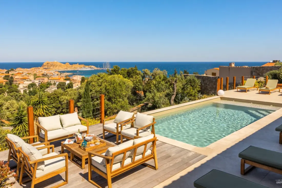 Villa Pietra Mare, Piscine Vue Mer, à L'ile-rousse