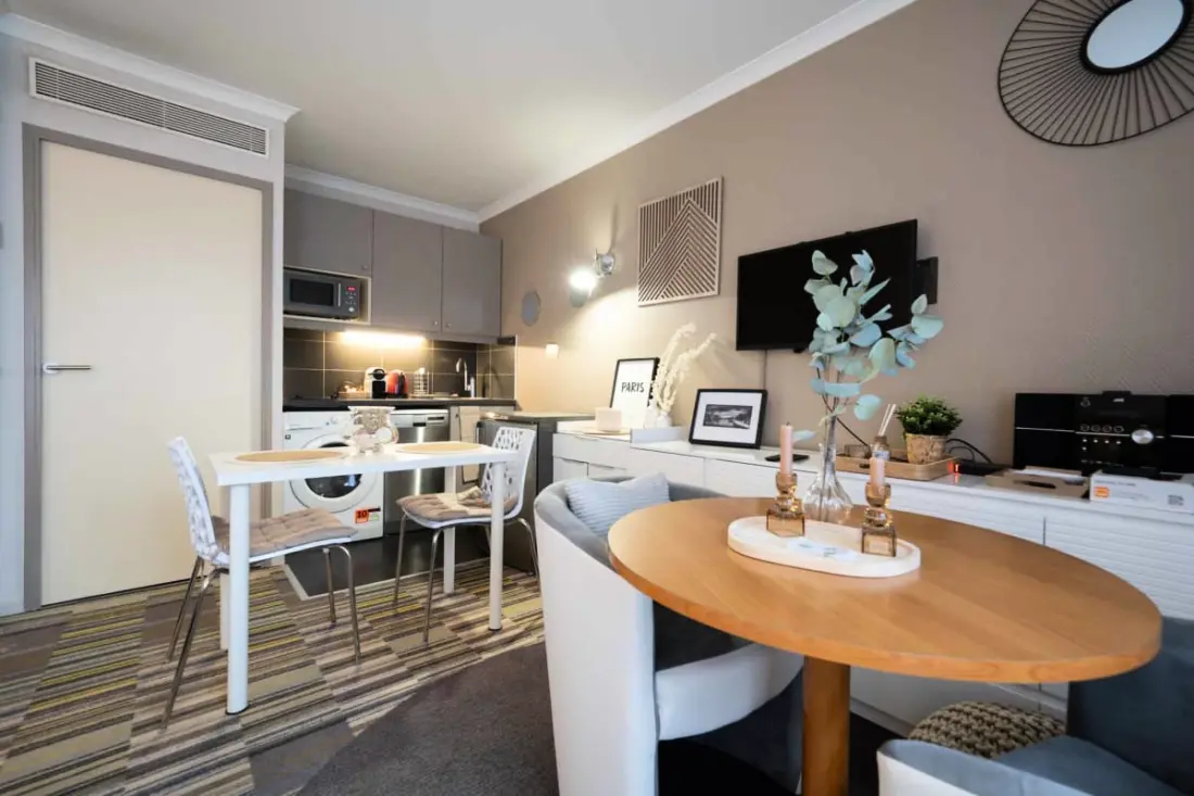 Paris Porte De Versailles Cosy Lodge 1 Appart Hôtel Parking, Wifi 4 Pers