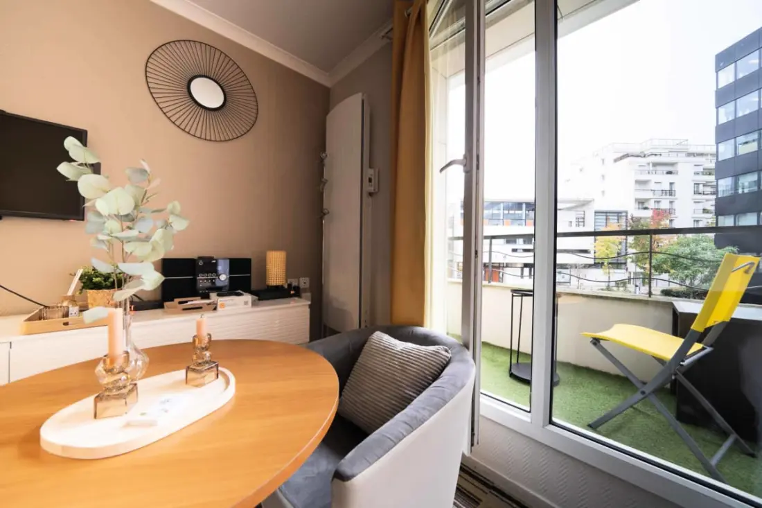 Paris Porte De Versailles Cosy Lodge 1 Appart Hôtel Parking, Wifi 4 Pers