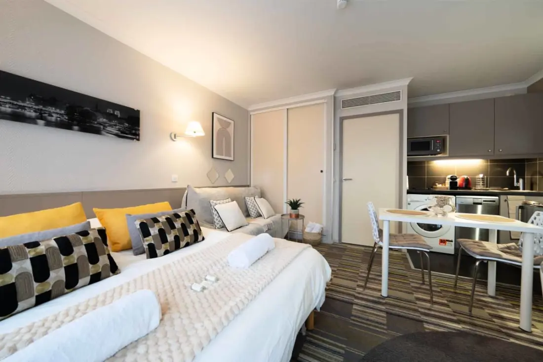 Paris Porte De Versailles Cosy Lodge 1 Appart Hôtel Parking, Wifi 4 Pers