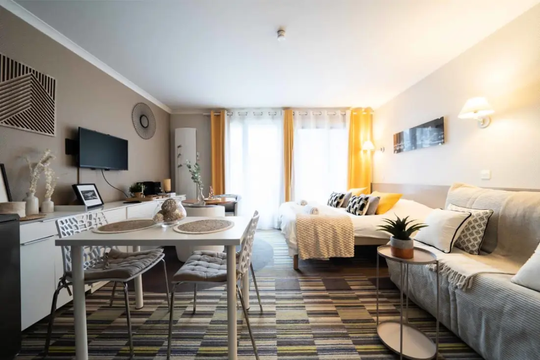Paris Porte De Versailles Cosy Lodge 1 Appart Hôtel Parking, Wifi 4 Pers