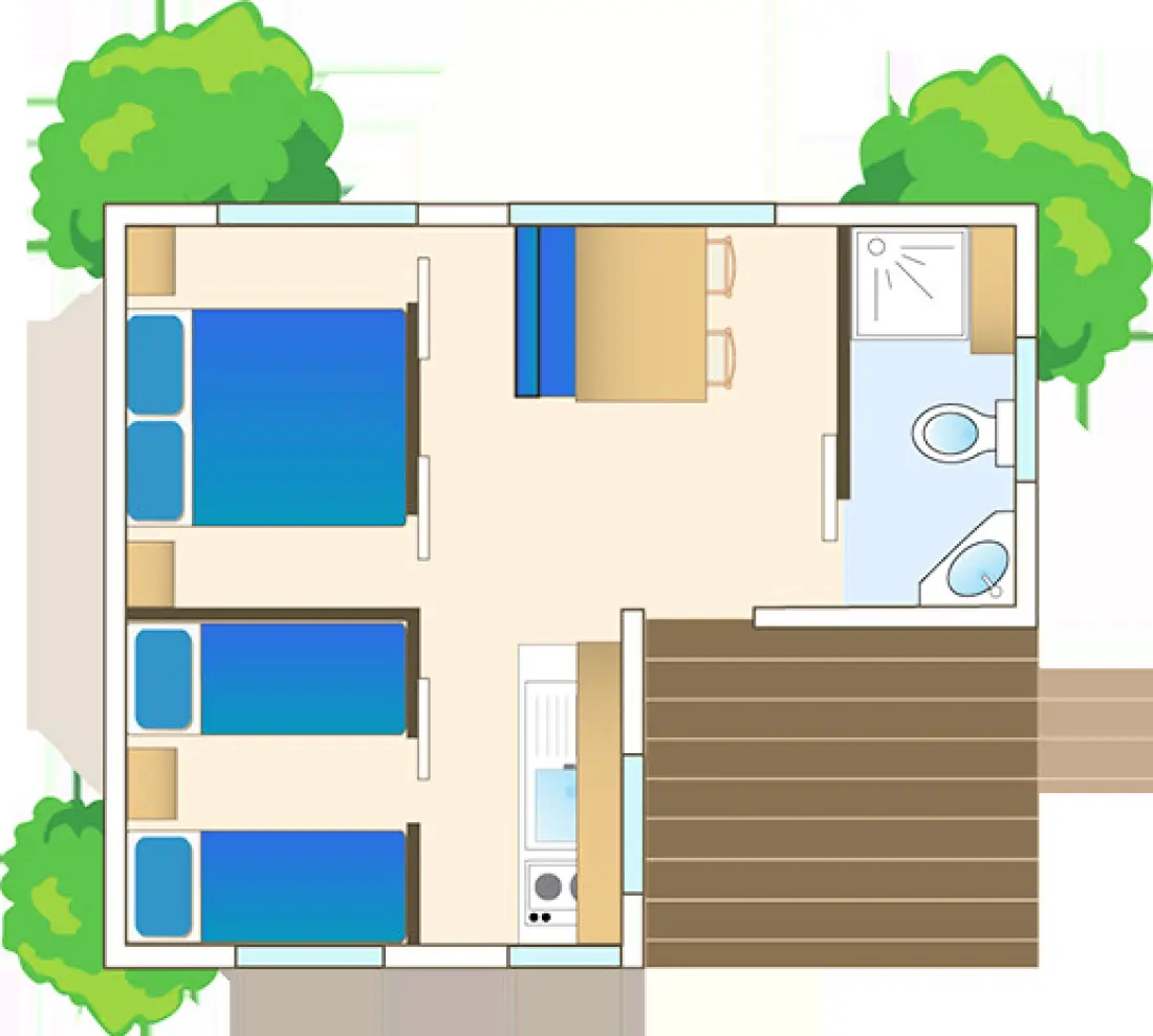 CAMPING LES CHATAIGNIERS 2 étoiles★★