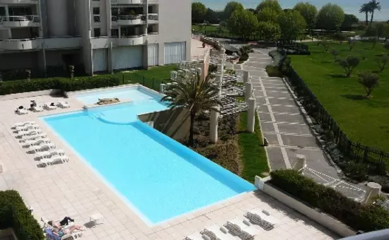 Appartement 2 pièces 3 pers vue mer dans résidence de standing