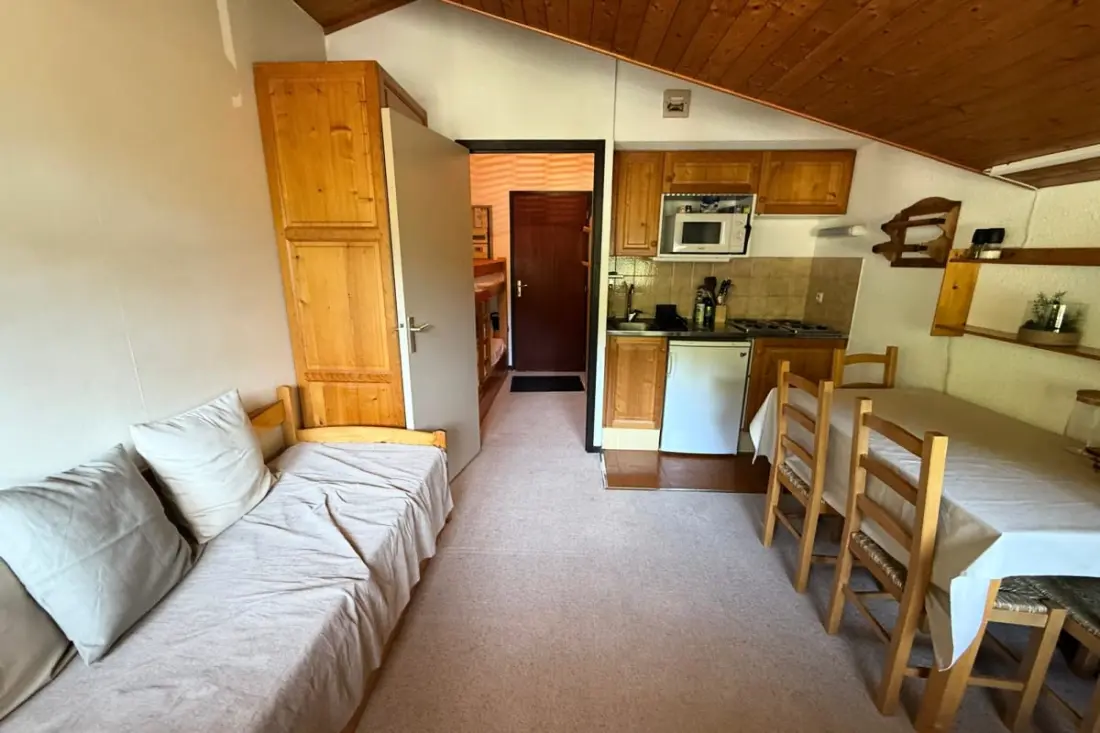Studio Centre Village Avec Accès Direct Aux Pistes