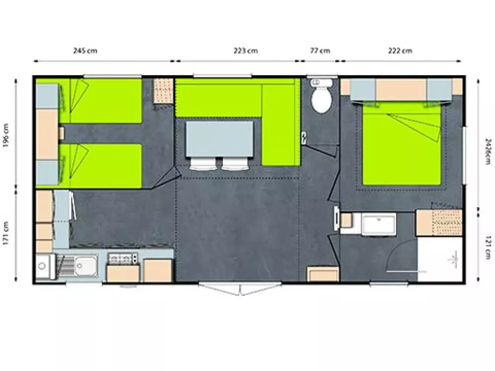 Camping Paradis - Le Grand R  4 étoiles★★★★