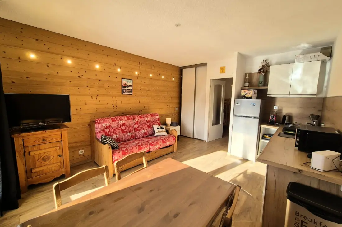 Chaleureux Studio Au Pied Des Pistes - Le Refuge 2 étoiles★★
