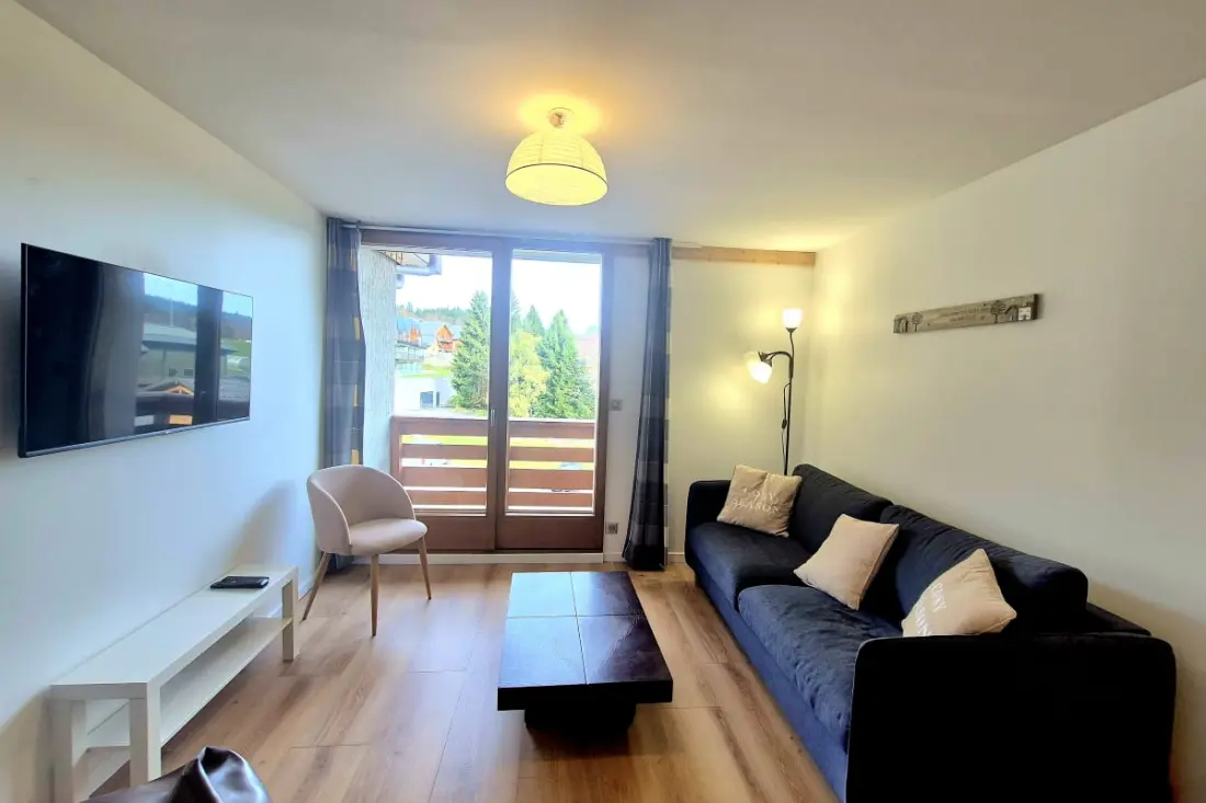 Appartement Chaleureux Au Cœur De La Féclaz - 5 Personnes - 48m2
