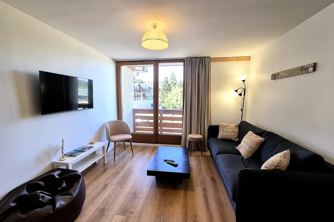 Appartement Chaleureux Au Cœur De La Féclaz - 5 Personnes - 48m2