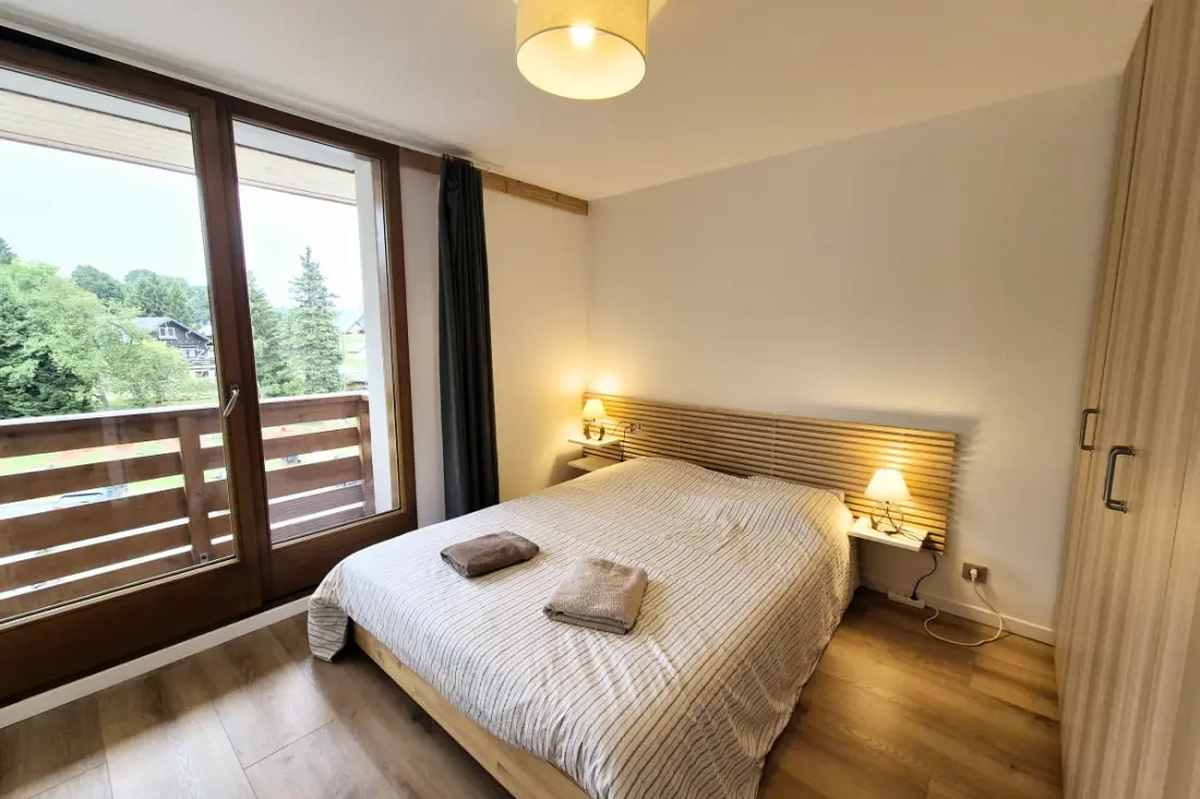 Appartement Chaleureux Au Cœur De La Féclaz - 5 Personnes - 48m2