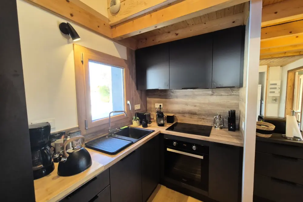 Chalet Nordique Pour 6 Personnes à La Féclaz - Piscine été