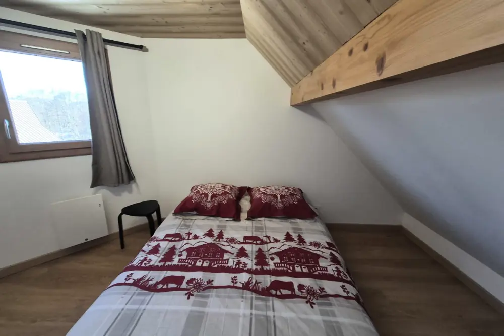 Chalet Nordique Pour 6 Personnes à La Féclaz - Piscine été