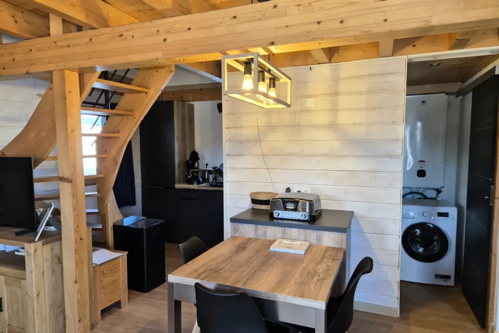 Chalet Nordique Pour 6 Personnes à La Féclaz - Piscine été
