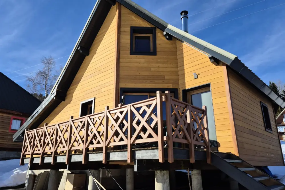 Chalet Nordique Pour 6 Personnes à La Féclaz - Piscine été