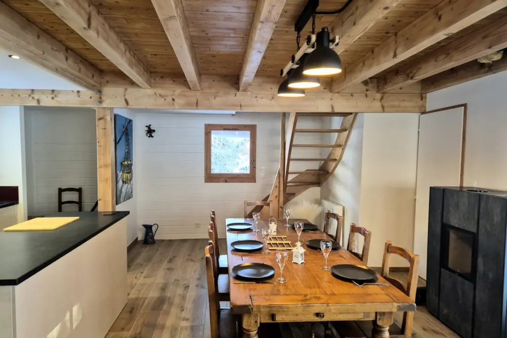 Nouveau ! Magnifique Chalet Nordique à La Féclaz - Idéal Pour 6 Personnes
