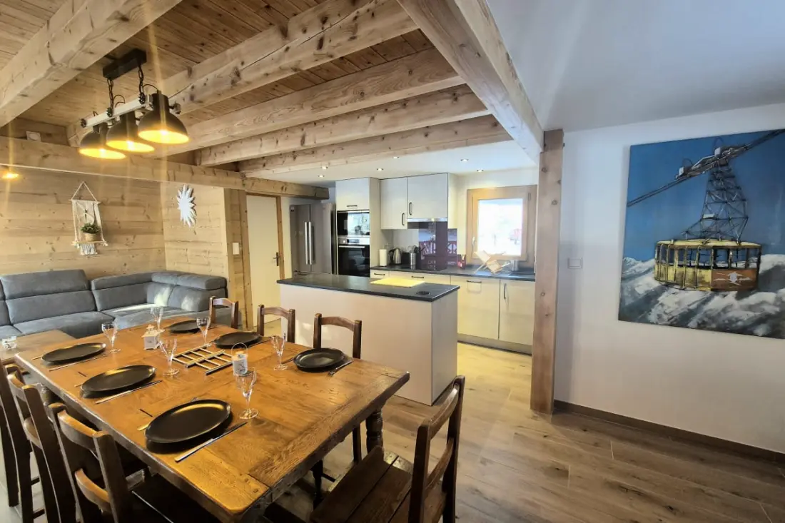 Nouveau ! Magnifique Chalet Nordique à La Féclaz - Idéal Pour 6 Personnes