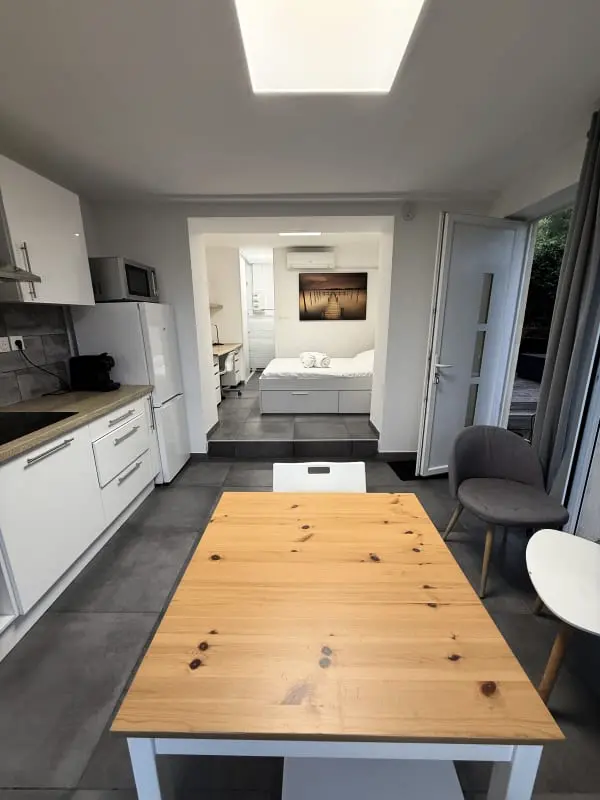 Studio Cosy Dans Villa, Climatisé, Terrasse - La Garde