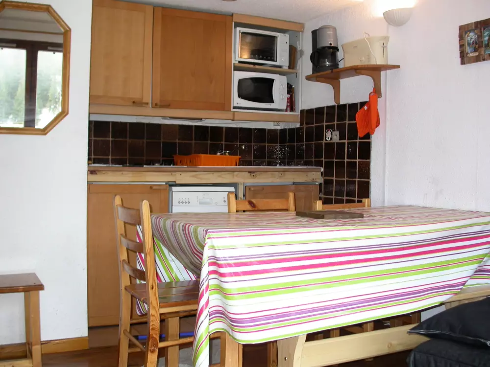 Appartement à La Plagne 1800 à 150m des pistes