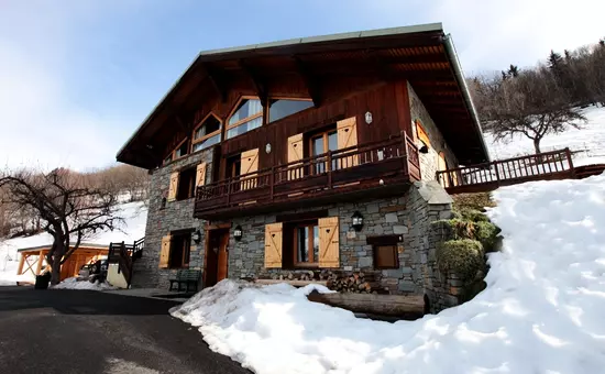 Chalet à Montchavin avec vue sur le Mont Blanc