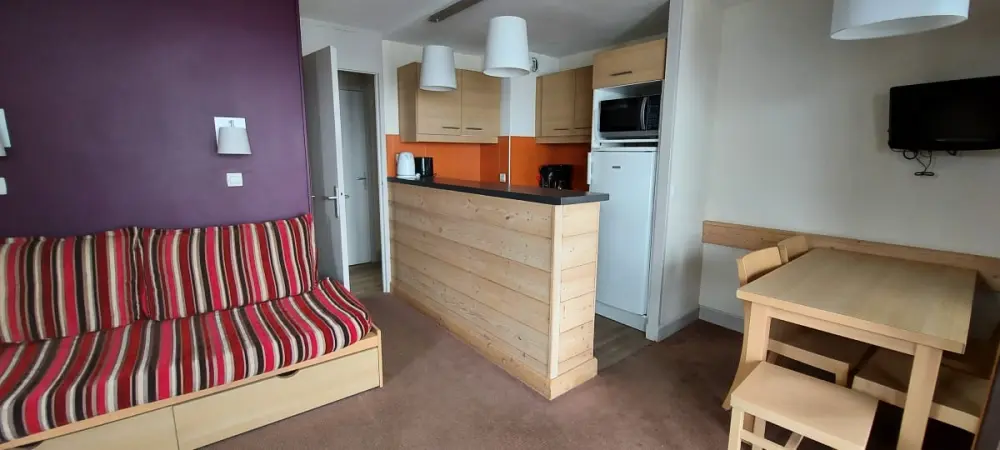 Bel Appartement Avec Terrasse à La Plagne 1800