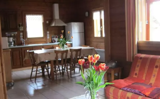 chalet 6 pers. avec terrasse vue montagne