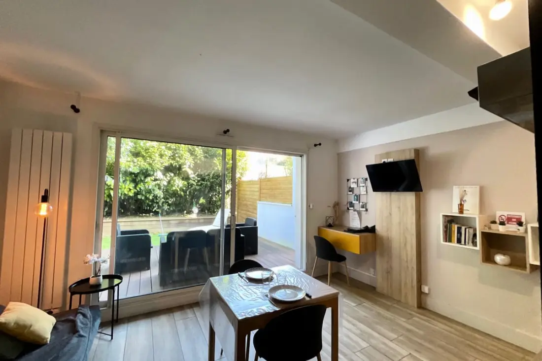 Appartement Avec Jardin Chaleureux Et Raffiné