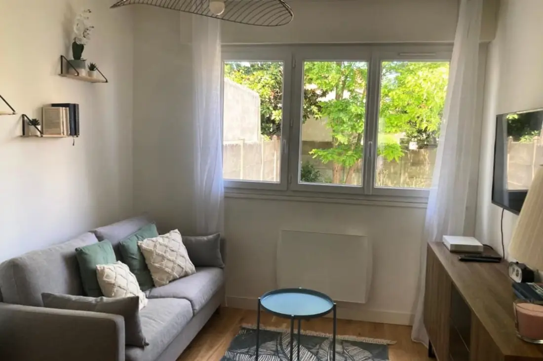 Studio Calme Avec Vue Arborée à La Rochelle