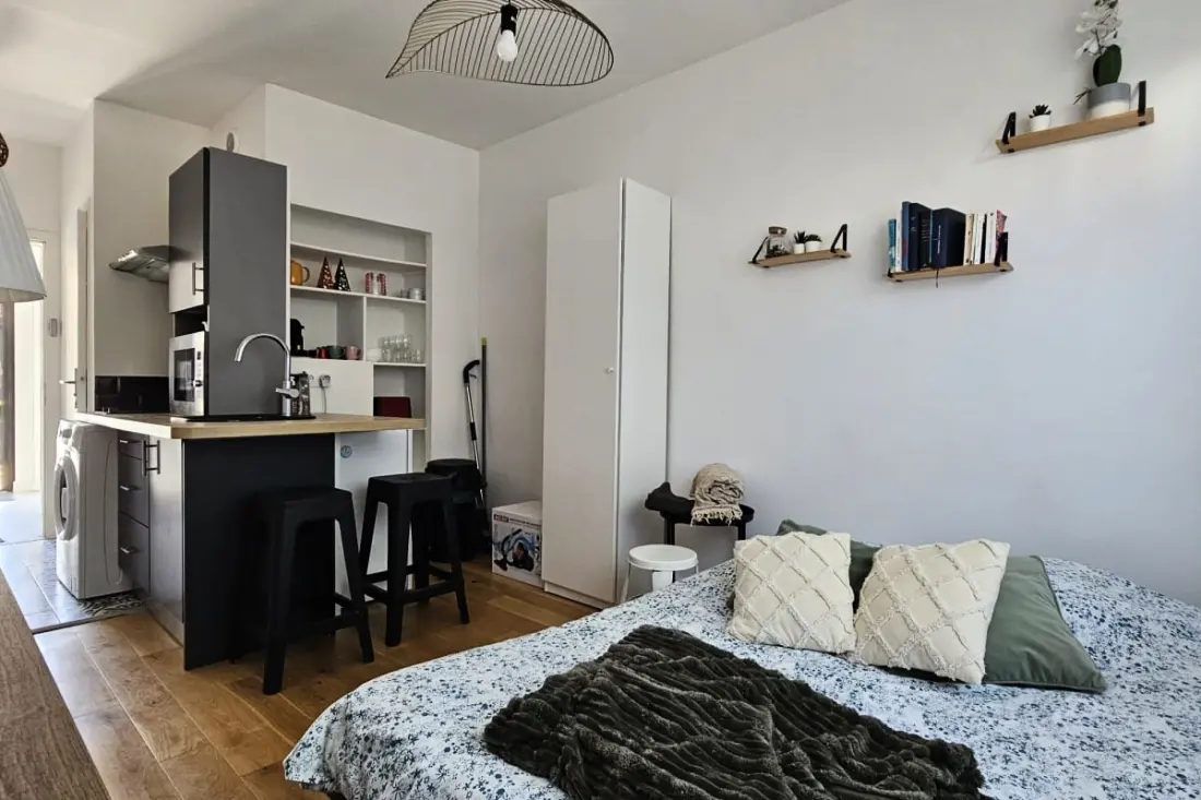 Studio Calme Avec Vue Arborée à La Rochelle