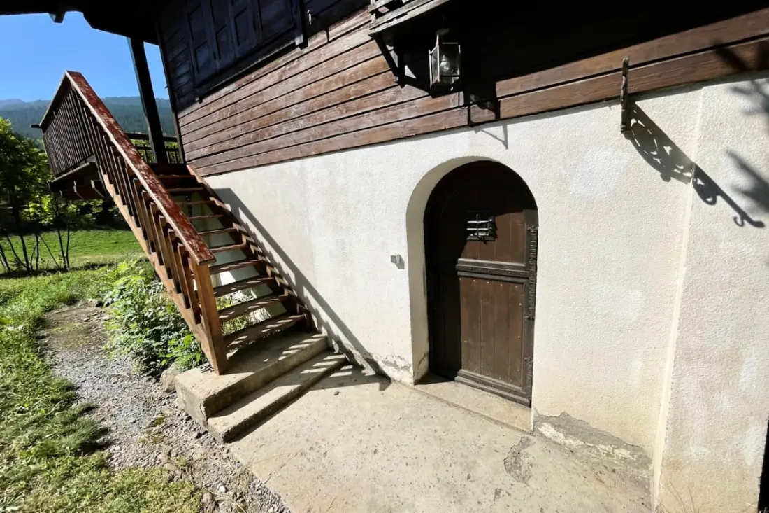 Chalet Alpin Avec Cheminée, Terrasse Et Jardin