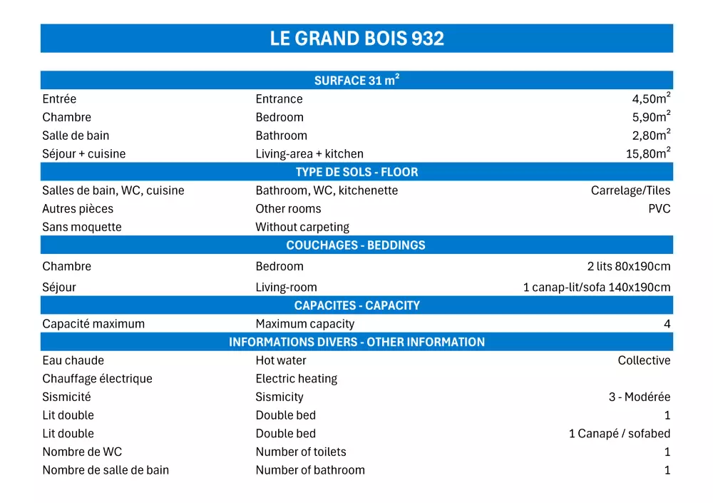 Résidence Grand Bois A